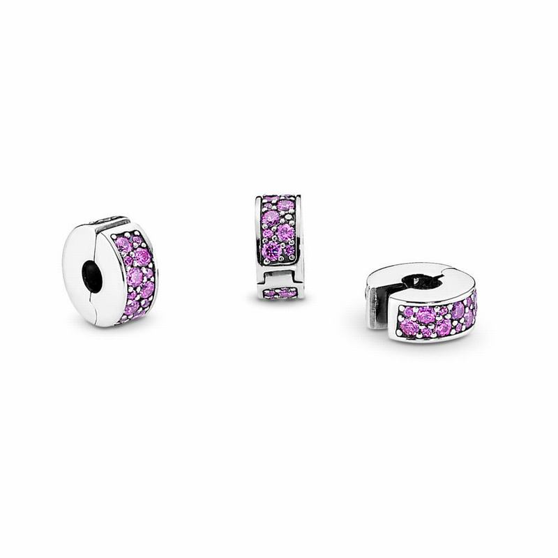 Pandora Shining Elegance Clip Charm Clearance NZ, Sterling Silver (903164-GEB)